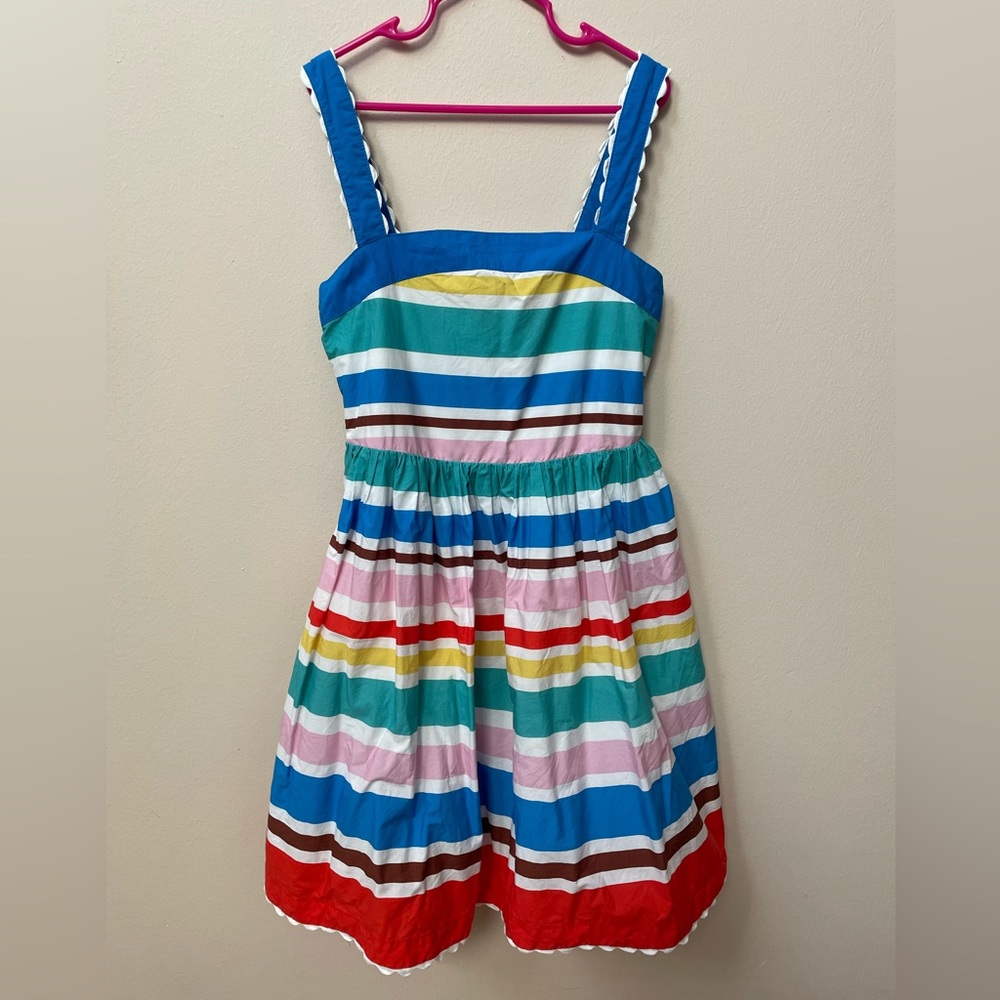 Mini Boden Mini-me Stripe Dress. 8-9y